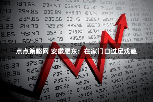点点策略网 安徽肥东：在家门口过足戏瘾