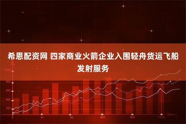 希恩配资网 四家商业火箭企业入围轻舟货运飞船发射服务